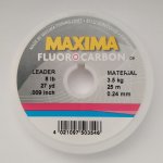 Maxima Fluorocarbon Leader 8LB 04-01-398