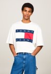 Tommy Hilfiger Tjm Ovz Big Flag Tee Ext - Ancient White