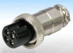 Microphone Multi Pin Socket Inline Female - 8 Pin