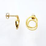 Olympic Ringed 18CT Gold Earrings - Gold