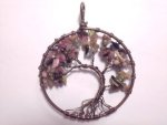 Watermelon Tourmaline Large Gemtree Pendant F19