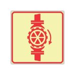 Sabs Sprinkler Stop Valve Safety Sign F32