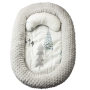 Kakiblin Folding Baby Newborn Baby Cradle - Light Grey