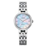 Silver Stainless Steel Women WATCH-EM0990-81Y