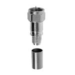 F Plug Crimp RG11SOLID