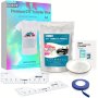 Dtf Transfer Film And Dtf Powder Set Direct To Film Starter Kit Contains 20 Sheets A4 Pet Film 8.8 Oz Hot Melt Powder 13.72