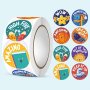 500pcs/roll 1-inch Reward Stickers Cute And Motivational Labels Teachers Encourage Learning Supplies To Be Stickers
