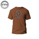 Mens 3D Metal Tee - Burnt Rust - 5XL