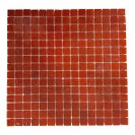 River Spot Mosaic Sheet Red 32CM X 32CM