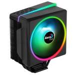AeroCool Cyclon 4F Argb Aluminum Air Cooler - Lga 1700 1200 115X AM4 AM5 - Black