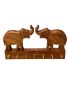 Wooden African Elephant Wall Key Holder - Handmade Locally