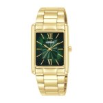 LORUS Women's Quartz Watch Silver Dark Green Gradation Dial