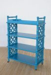 4 Tier Blue Bookcase – 113X80