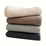 4PCS Waffle Weave Cotton Dish Cloths 34.8CM Square - Ultra Absorbent Kitchen Towels For Cleaning & Drying Modern Solid Color Design