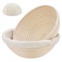 Oval Sourdough Bread Bakery Basket Bread Banneton Proofing 30X8CM 2PIECE