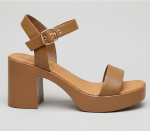 Platform Sandal - 8 Taupe