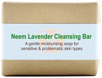 Kalyan Neem Lavender Cleansing Bar Sensitive Skin - 100G
