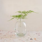 Glass Vase - Belly Round - 14CM Height