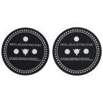2PCS Nab Hub Adapter Spacer Reel Adjusting Disc For Reel To Reel Tape Recorder Silicone Reel Adjusting For Revox Revox For Teac