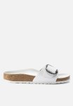 Birkenstock Madrid Big Buckle Leather Narrow - White