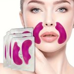 2PCS Collagen Gel Facial Masks For All Skin Types - Lifting & Firming Moisturizing Nose And Lip Wrinkle Reducer