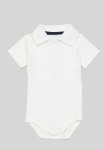 PoP Candy Collared Romper-white