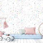 Smudge Dots Wallpaper - 1.2M Wide X 3M High Non-adhesive Requires Wallpaper Glue