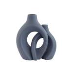 2 Piece Tista Vase Set Grey