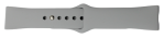 Grey Silicone Watch Band Universal Or Apple - Universal 22MM Large
