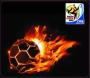 Esquire Official Fifa 2010 Licensed Product - Ball On Fire Mouse Pad