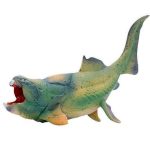 Gemini&genius Green Dunkleosteus Animal Action Figure Toy For Kids The Ancient Shark Toy With Moveable Jaw Great Gifts Toys Coll