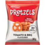 Pretzels Tomato & Bbq Flavoured Baked Snack 30G