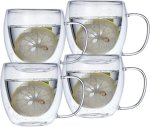 Celestial Charm Double-walled Glass Set 250ML Set Of 4 Glass Tumbler