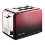 Russell Hobbs Toaster Red Ombre Toaster 2 Slice