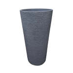 European Conic Japi Planter In Charcoal - 3 Sizes - Large