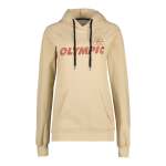 Women's Raglan Sleeve Fleece Hoody Stone - Small