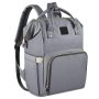 Multi-function Baby Travel Backpack With Large Storage Grey