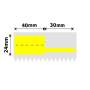 NB574 - NIIMBOT - K3 ONLY - 40X24+30MM - 1 110 YELLOW CABLE LABELS