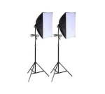 2PCS Of 70X50CM Photography Softbox Lighting Kit Without Bulb DRSP509