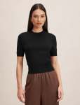 Maisie Short Sleeve T-Shirt - L Black