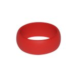 Men's Plain Silicone Rings - Colour Selection - Red 6