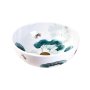 TCB012- Round White & Floral Basin
