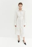 Tie-belt Shirt Dress - Cream