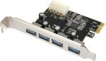 MicroWorld Pci-e USB 3.0 Card 4 Ports – Molex