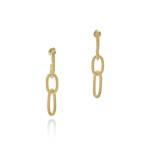 Lula Short Gate Earrings - 18KT Yellow Gold Vermeil
