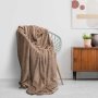 Fine Living Plush Throw Twigs 1.9M X 2.3M