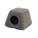 Rogz Lounge Cave Pop-up Bed - Medium Grey