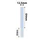 NB268 - NIIMBOT - D11 / D101 / D110 / H1S - 12.5X99MM - 70 BLUE CLOUD CABLE LABELS