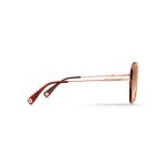Ladies Trendy Nude Leather Strap