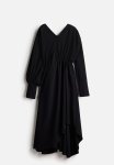 Studio: Asymmetric Cr Pe Dress - Black